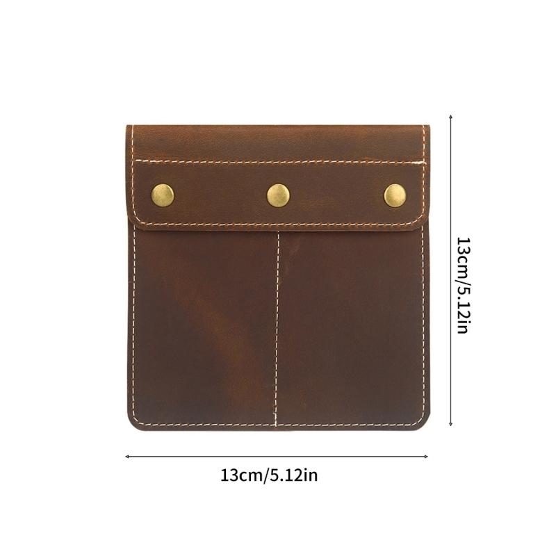 Stylish Genuine Leather Watch Organizer Compact and Durable Storage Case for Jewelry and Watches Ornamemnt Brown Bags