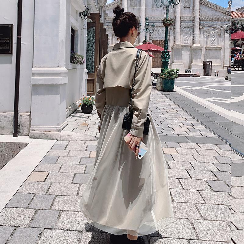 Damska Nowa Sukienka w Stylu Hepburn z Kołnierzykiem, Damska Wiosenno-Jesienna Temperamentna Dopasowana Sukienka Koszulowa