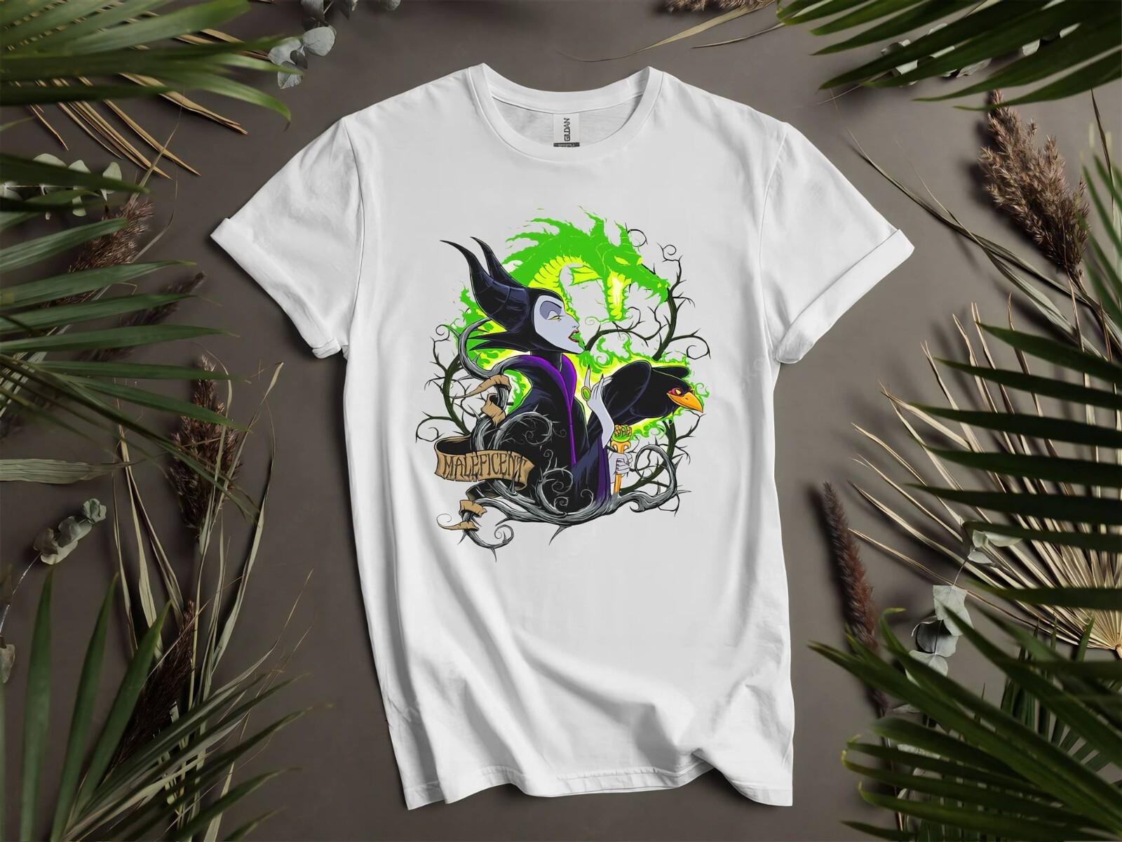 Sleeping Beauty Villains Maleficent T-Shirt Mens Womens Tees Top T Shirt Mens Womens Tees Top Men Women Unisex Tshirt K731 4XL