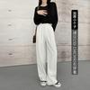 Nettext Suit Pants Women's Spring and Autumn New Mopping High-waisted Wide-leg Pants Drape Casual Straight Narrow Version Small Pants
