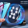 720° Rotating Car Phone Holder with Magnetic Suction & Multi-Axis Alloy Support