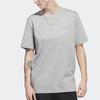 Adidas Originals Trefoil Letter Brand Logo Print Sports Short Sleeve T-Shirt Men Tops Medium-Hemp-Gray HS3028