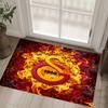 Tappeto in Velluto di Cristallo Design Galatasaray FC Accogliente Non?Tappeto Stampato Antiscivolo per Camera da Letto Soggiorno Ingresso