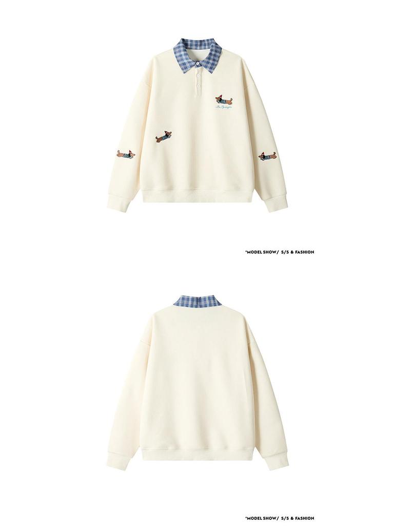 2025 Trendy Men's Loose-Fit Embroidered Long-Sleeve Hoodie, Plus Size, Autumn Winter Collection.