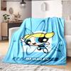 1PC The Powerpuff Girls Printed Blanket, All Season Lightweight Home Office Outdoor Nap Multifunctional Blanket A12