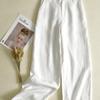 Thin Casual Slacks Slacks Thigh-high Waisted Straight Trousers
