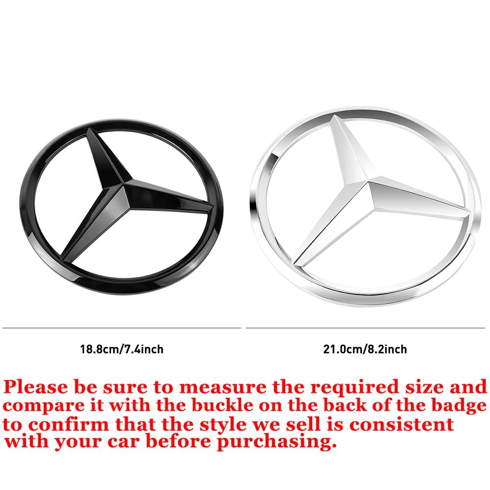 Car Sticker Hot 2026 For Benz Car Accessories Front Hood Grille Emblem Cover Auto Decoration Sticker for Mercedes Benz W204 W176