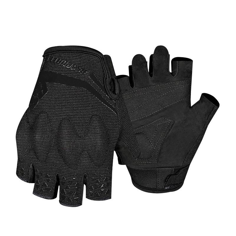 Motorcycle Half-Finger Gloves Summer Lightweight Breathable Anti-Slip Abrasion-Resistant Cycling Protective Gear Safety Men