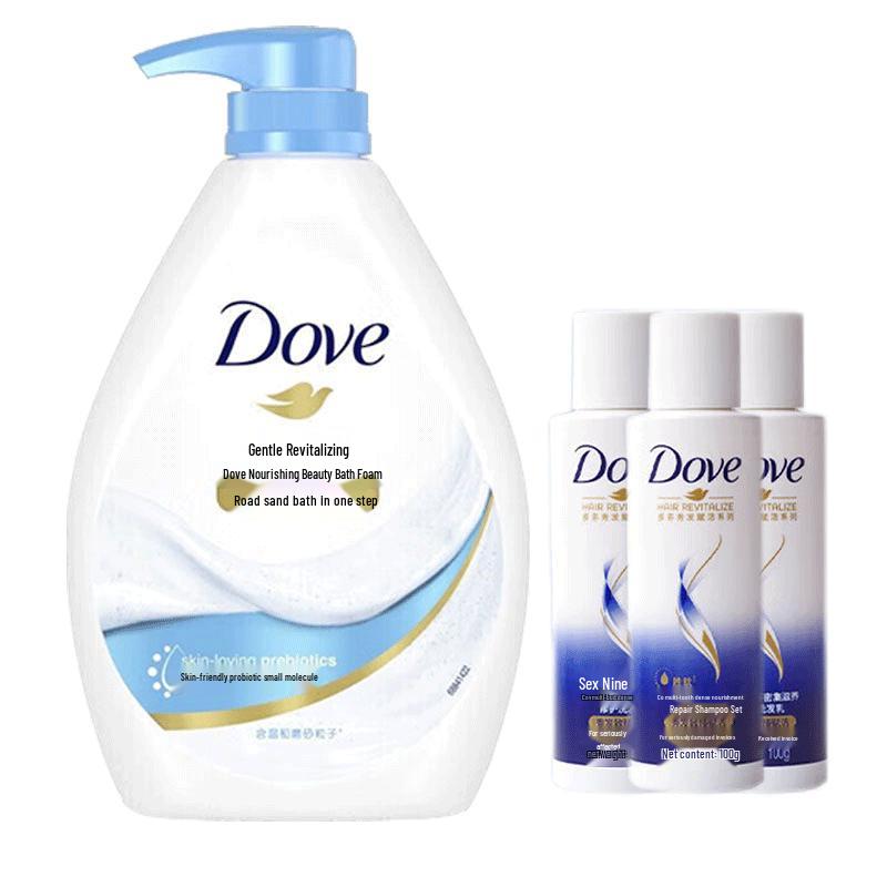 Dove Gentle Revitalizing Shower Milk & Shampoo Bundle