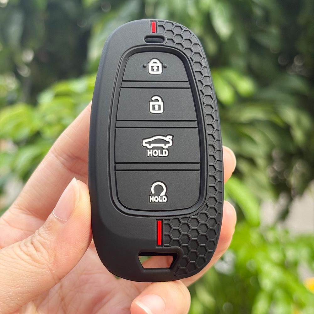 Remote Keychain For Hyundai NEXO Tucson NX4 Sonata Dn8 Azera Staria 2021-2024 Protect Key Shell Cover Case