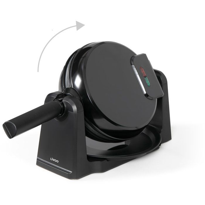 Gaufrier rotatif - LIVOO - DOP252 - Ø17,5 cm - 1000 W