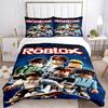 Roblox Game Characters Space Print 3Pcs Bedding Set,Duvet Cover with 2 Bedro,Pillowcase Home Birthday Gift