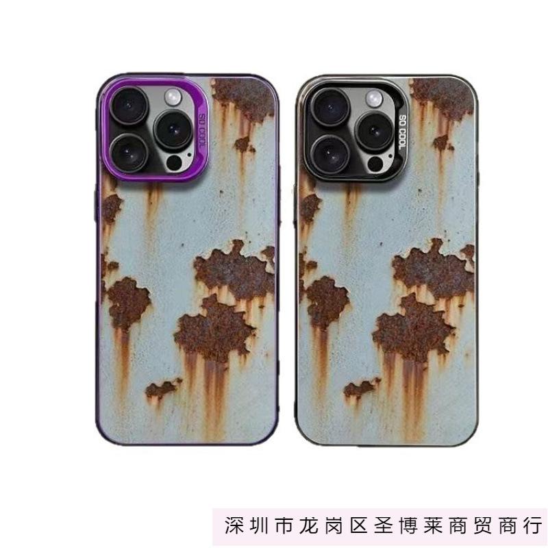 Retro Rust for iPhone 16 Phone Case Apple 15promax/14 Personality 13pro12 Fun 11XR