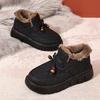 Women's Winter Short Boots • Casual Comfortable Durable • Warm Thick Sole with Lining • Fashionable Bowknot • Versatile Women Shoes