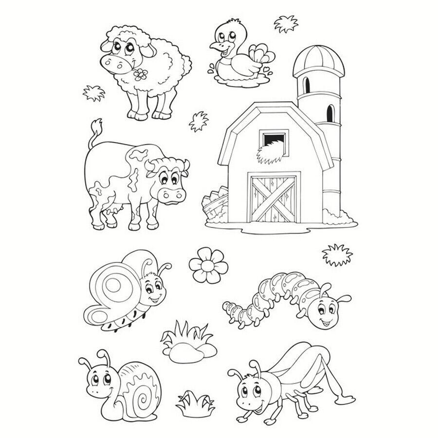 Car Travel Transparent Silicone Clear Stamps for Seal DIY Scrapbooking Album Paper Card Mountain Animal Dog