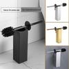 304 Stainless Steel Floor-Standing Toilet Brush with Punch-Free Wall Mount & Deodorizing Long Handle