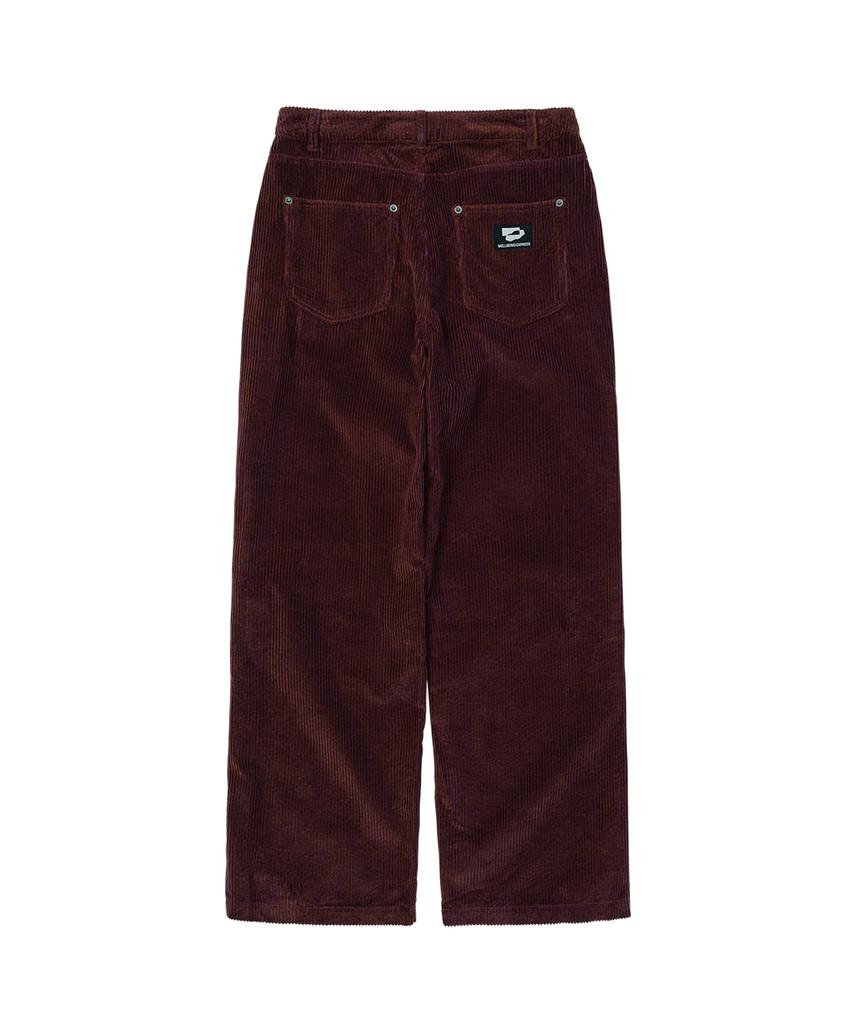 WELLBEING EXPRESS Washed Twotone Corduroy Pants Purple