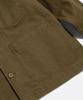 Spionage Französische Weite Arbeitsjacke (Molton) Gewaschenes Braun
