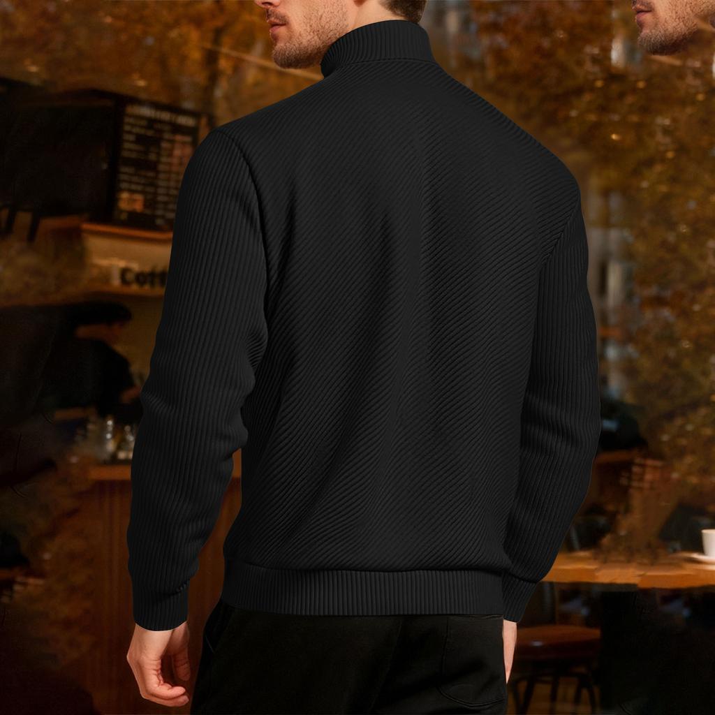 Men's Casual Oversized Hoodie With Turned-Up Collar