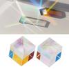 2Pcs Optical Glass Prism Mini Fantastic Refraction Smoothing Educational RGB Dispersion Prism for Te