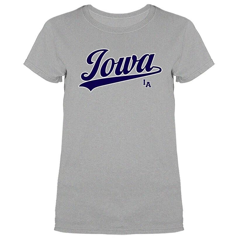 State of Iowa Swoosh Women s T-shirt Unisex T-Shirt XL