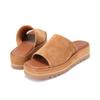 BARBARA Suede Wedge Mules 6cm Bbj391br