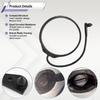 #LR053665 LR053666 Fit For Land Rover Discovery Range Rover Sport Evoque Jaguar XF Fuel Filler Gas Rope Cap Tether Rubber Strap