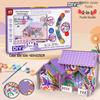 Children's Large 3D Wooden Puzzle Graffiti DIY Drawing Set for Boys and Girls