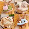 Animal Little Crocodile Hugging Couple Friend Plush Keychain Backpack Pendant