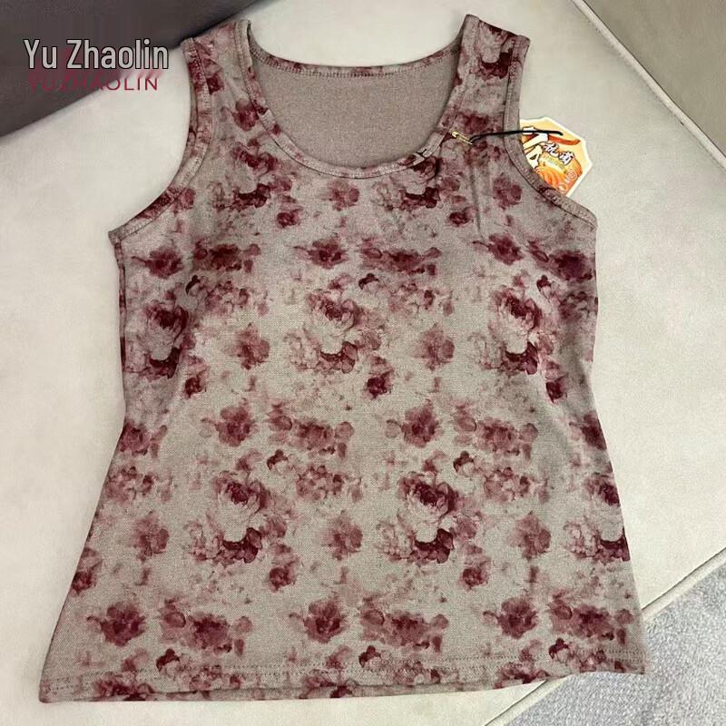 

YUZHAOLIN 2025 Зимний женский теплый базовый жилет без рукавов свободного кроя с круглым вырезом 4XL