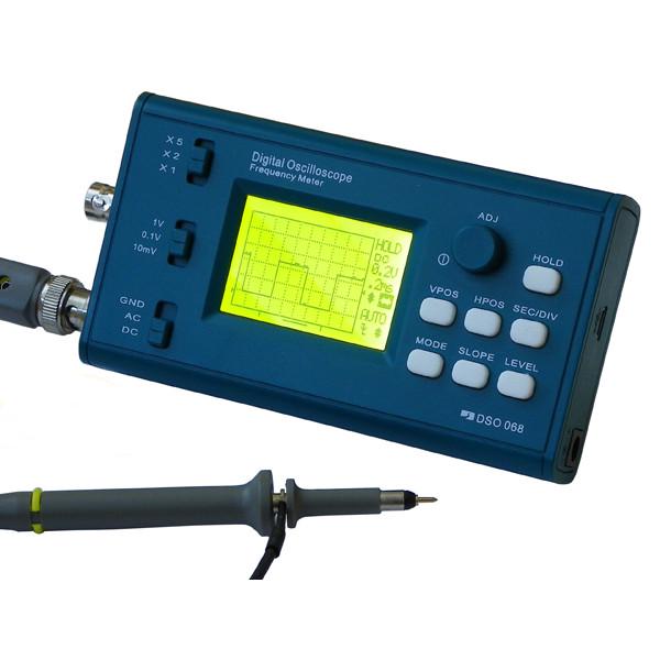 DSO Pro 5 MHz Bande passante 20MSa//s Mini Portable 2.4/" IPS LCD Digital Oscilloscope