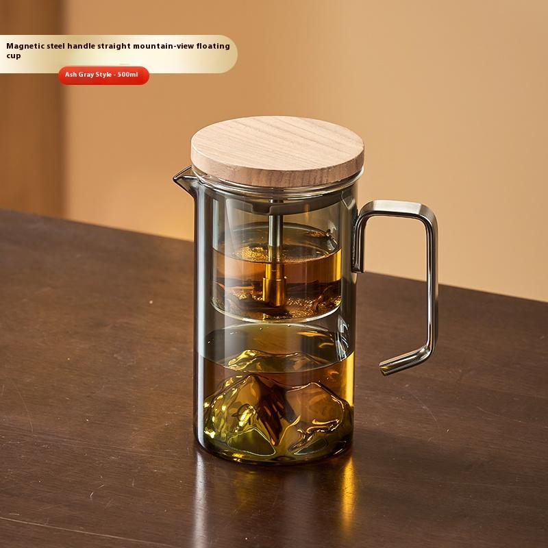 Gianxi Teapot For Home Use 2025 New Magnetic Glass Teapot Tea Separation Cup Floating Cup Tea Pot