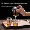 High borosilicate glass brewing teapot household one-click filter brewing tea cup tea separation glass pot tea set
