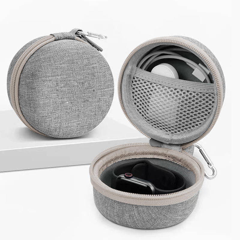 New Small Earphone Storage Bags Hard Shell Data Cable Organizer Bag Mini Tech Gadgets Portable Case Charger U Disk Zipper Pouch