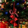 Bell Ornaments for Christmas Tree Hangable Jingle Pendants with Bow Chime Bell Pendant Bells for Wedding Party Xmas