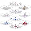 Rhinestone Crystal Tiara Princess Crown Rhinestone Headband Girls Crowns for Kids Wedding Prom Birthday Party Gift