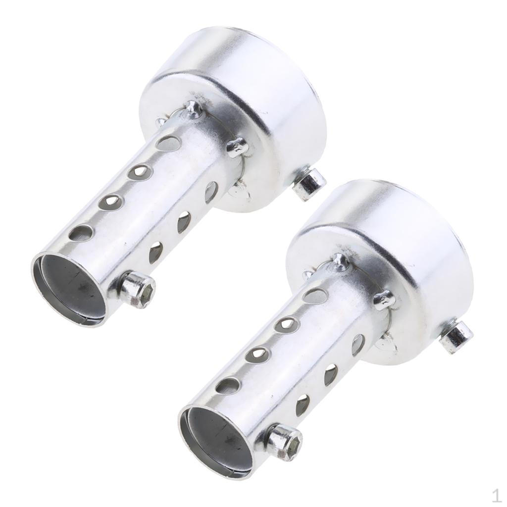 

2pcs 80mm Long Exhaust Baffle Fits 47-49mm Pipes (Baffle O.D. 48mm)