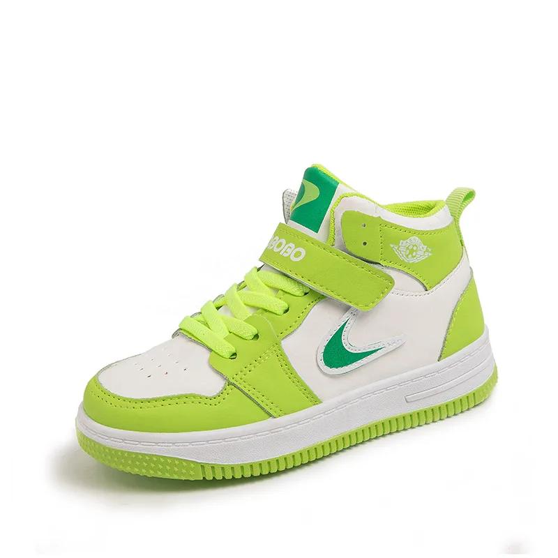 Nová móda a módní ležérní obuv Měkká podrážka Protiskluzová Vysoký top Trendové plátěnky Dětská sportovní obuv 2025 Léto