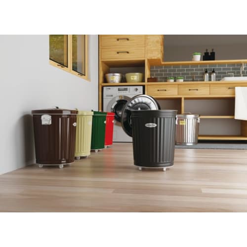 Color Obaketsu CIK35 Ivory with Casters, 33L