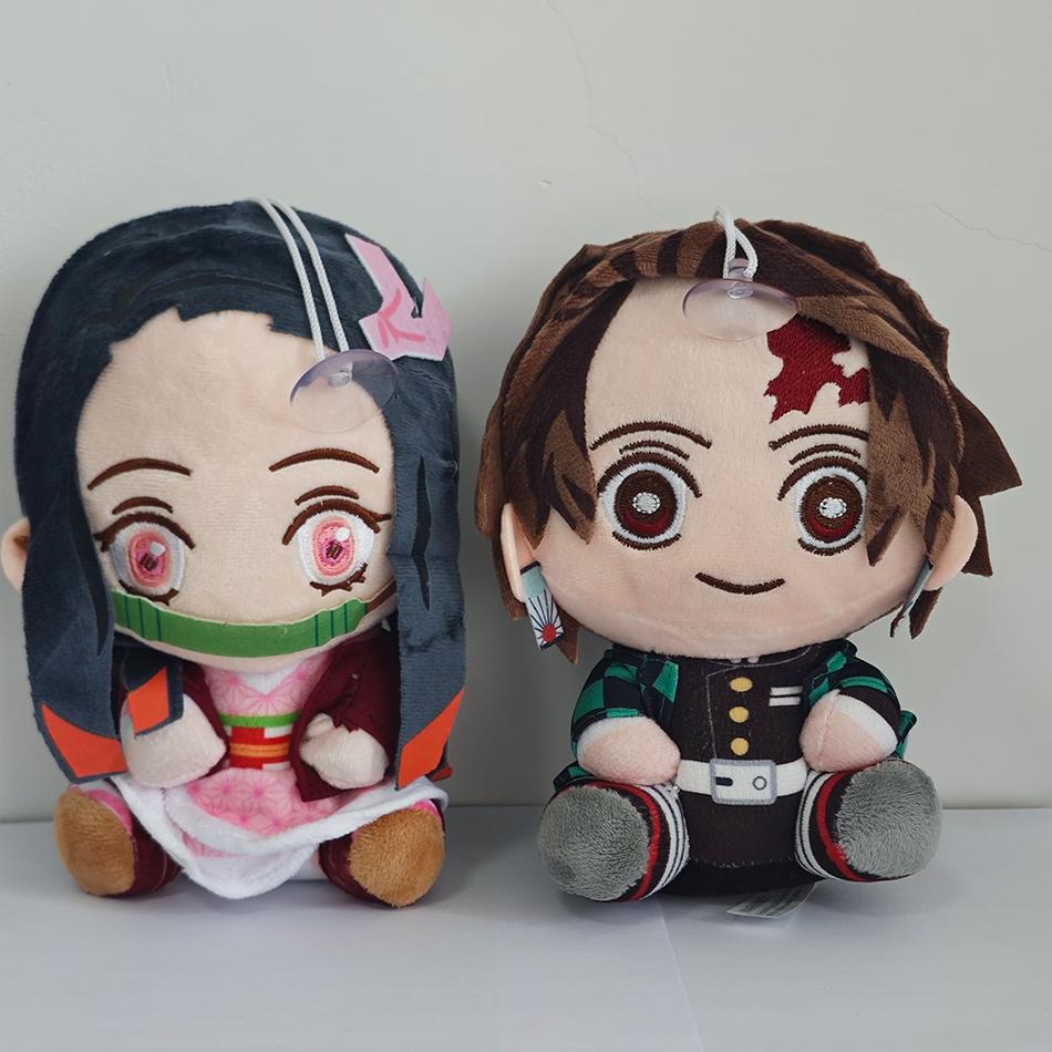 20cm Hot Anime 7styles Plush Dolls Kimetsu No Yaiba Kamado Tanjirou Nezuko Zenitsu Kyoujurou Toys Gifts
