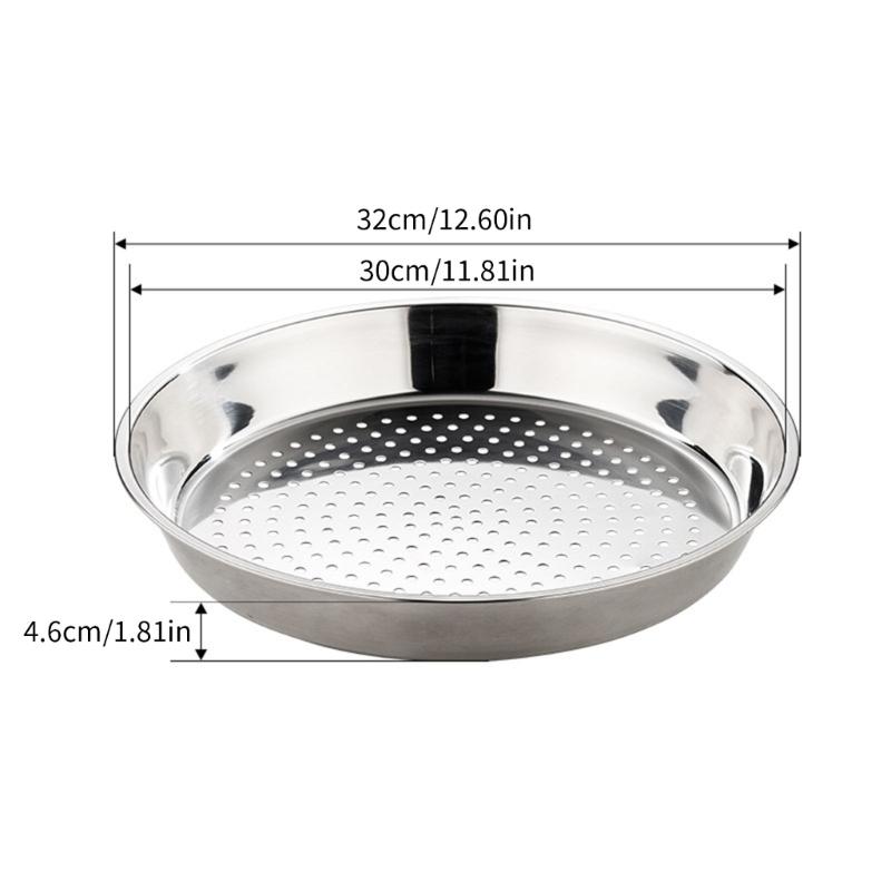 Durable 304 Nonrust Steel Steaming Rack for Uniform Heat and Quick Cleaning Suitable for Various Kitchen Appliances