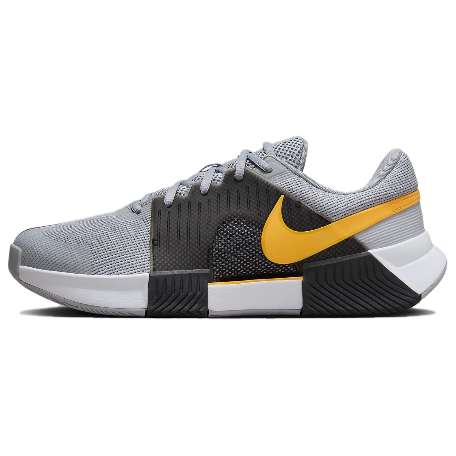 Nike Zoom GP Challenge 1 HC Men Wolf Grey Black White Laser Orange FB3147-002 EU 40.5