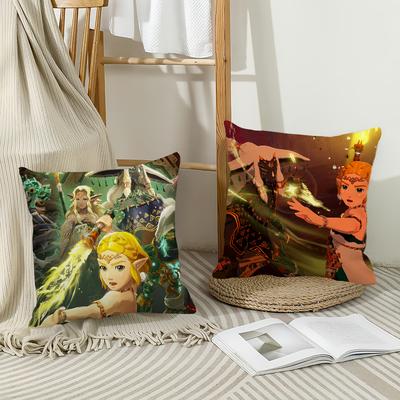 Game H-Hyrule W-Warriors A-Age Of I-Imprisonment Pillow Case Home Decoration Cushion Cover Suitable For Office Sofa Bedroom Car