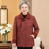 Elegant Floral Spring Jacket for Elderly Women