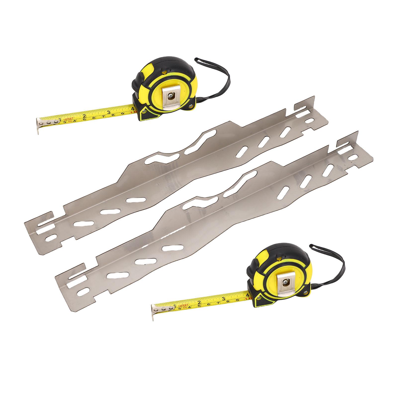 Wheel Alignment Tool with Measuring Tapes Automotive Toe Alignment Tool Plates for UTV ATVs SUV Vehicle