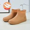 Hot-selling low-tube rain shoes women's fashion water shoes new non-slip rain boots adult warm water boots rubber shoes