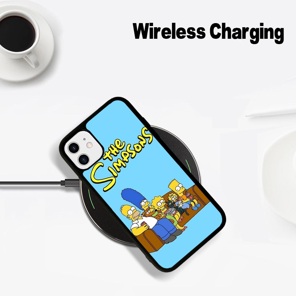 Cartoon The S-Simp-sons Phone Case Magesafe Magnetic Wireless Charge Case For IPhone 16 11 12 13 14 15 Pro Max Plus Mini
