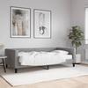 Vidaxl Sofa Z Materacem Do Spania, Jasnoszara, 100X200 Cm, Tkanina
