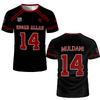 2026 New The Foxhole Court Edgar Allan Ravens Lacrosse Jersey Cosplay Riko Moriyama 3D Tshirt All For The Game Kids Uniform