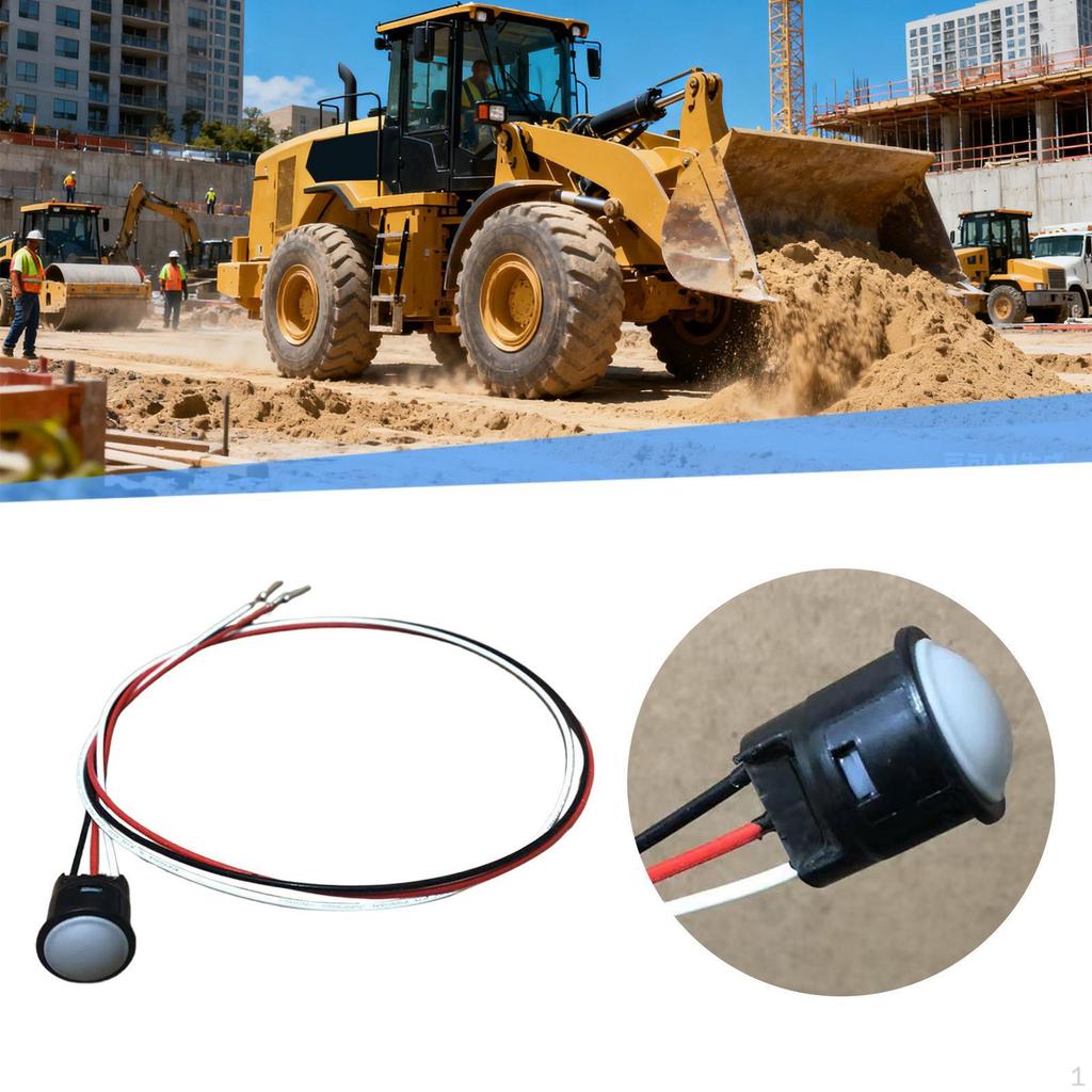 Excavators Joystick Push Button Installation Replacement Assembly with Cable Loader Handle